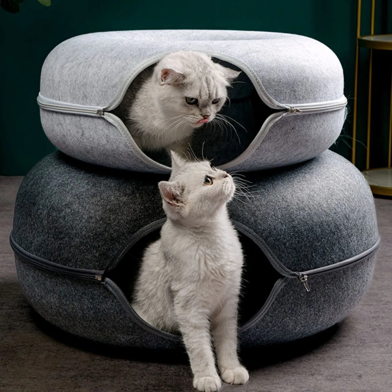 PurrGloo Donut Cat Cave